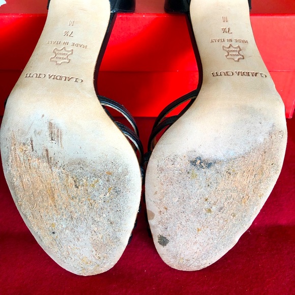 Gently used Claudia Ciuti 7.5 peeptoe heels - Picture 10 of 12